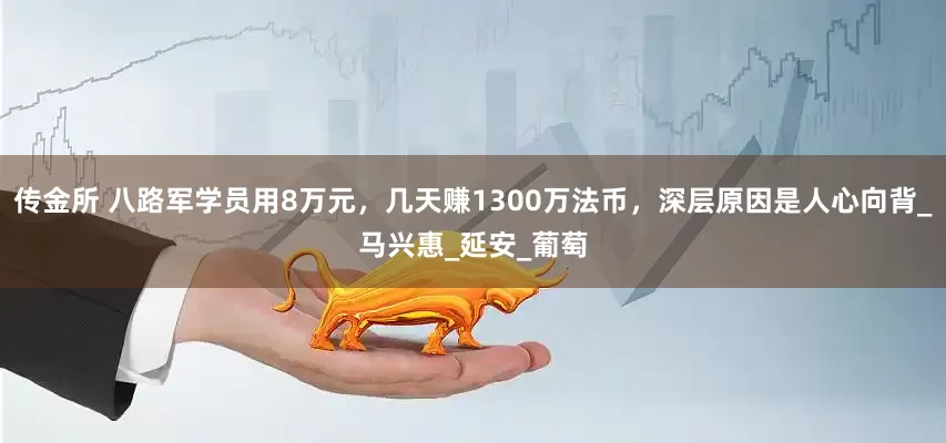 传金所 八路军学员用8万元，几天赚1300万法币，深层原因是人心向背_马兴惠_延安_葡萄