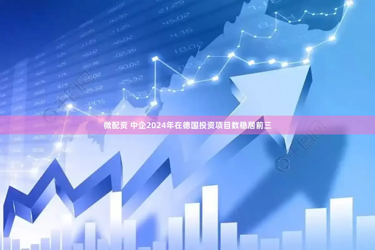 微配资 中企2024年在德国投资项目数稳居前三
